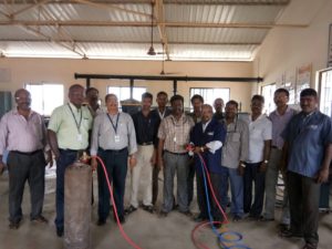 Entire Non-Teaching Staff Team with Co-ordinators & Trainer