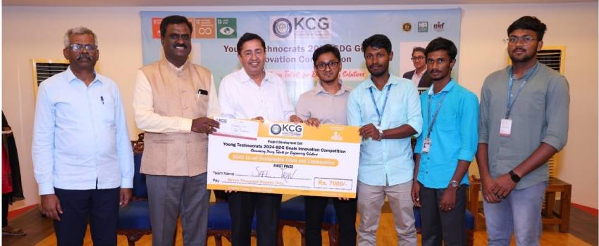 1st In YounG Technocrats Of Theme - Sustainable Cities And Communities