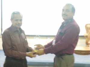 Chief Guest Honoured with Momento By Registrar