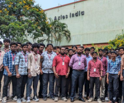 Industrial visit to Metro work site and casting yard