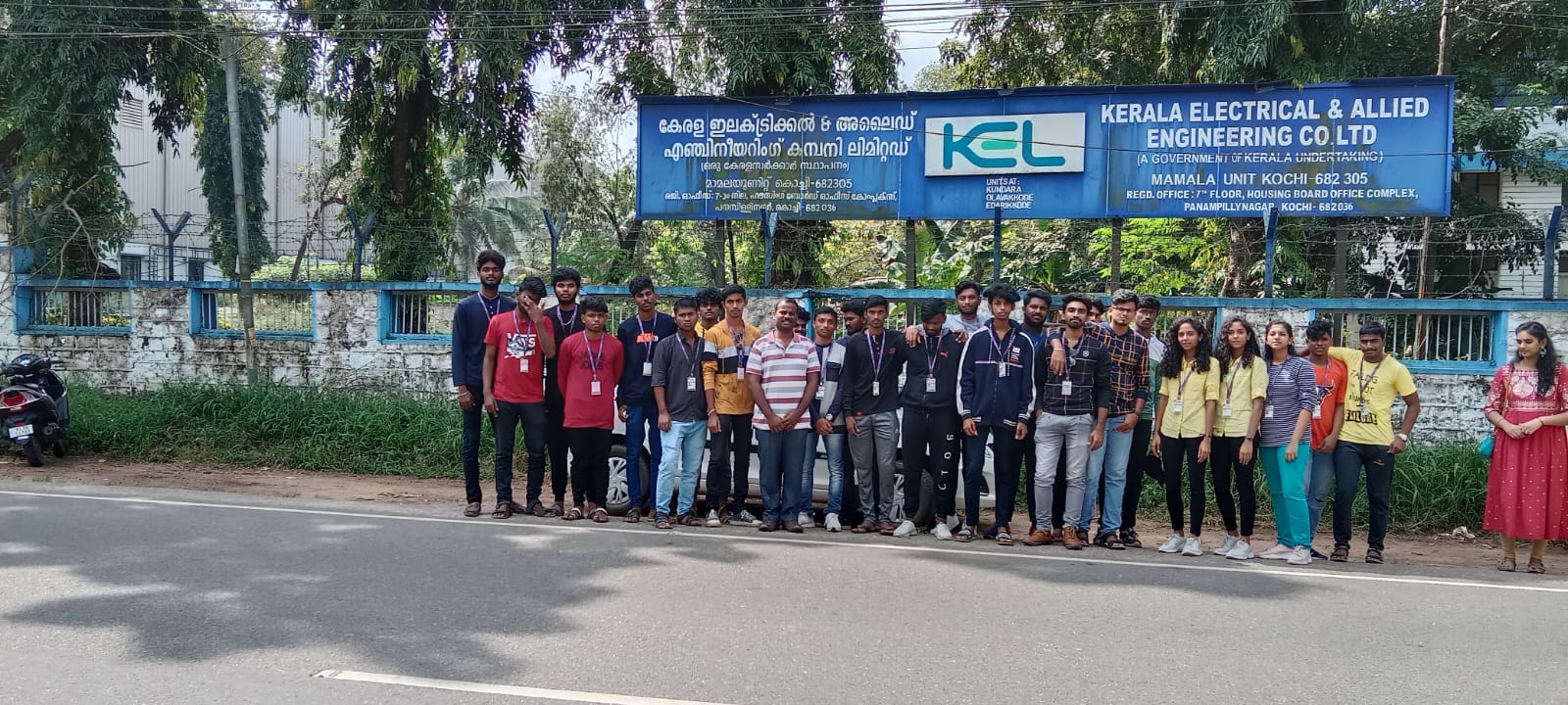 Industrial Visit to KEL Company, Cochin