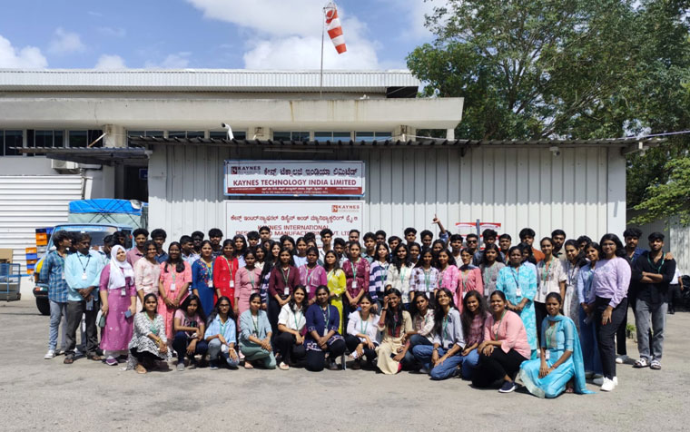 One day industrial visit to Kaynes Technologys India Limited ,Banglore On 10th July 2025