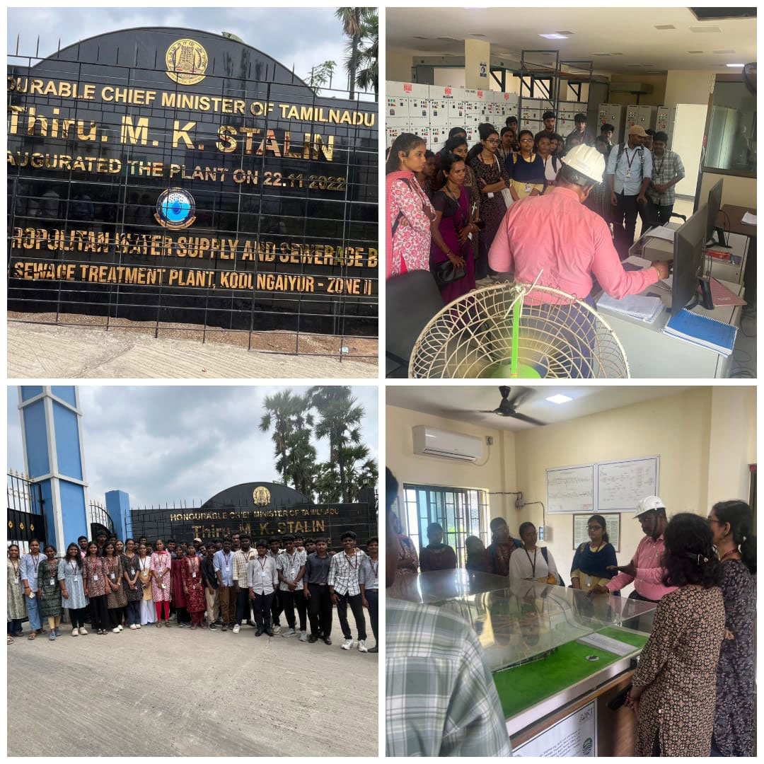 One day Industrial Visit to  110/33/11 kV TNEB Substation – Perungudi, Chennai