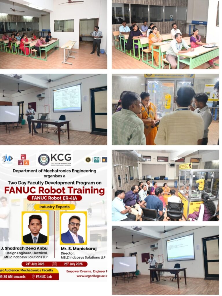 Two Day Faculty Development Program on FANUC Robot Training