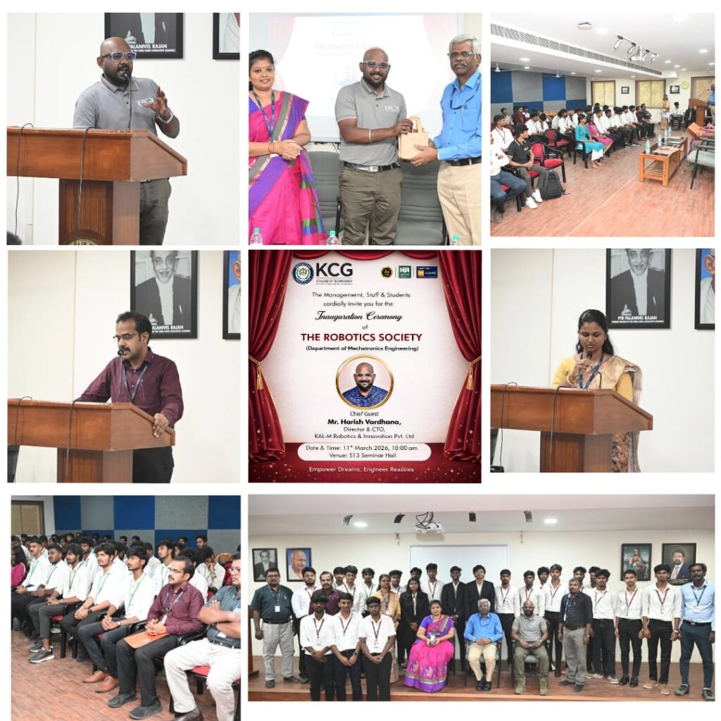 Inauguration Ceremony of The Robotics Society